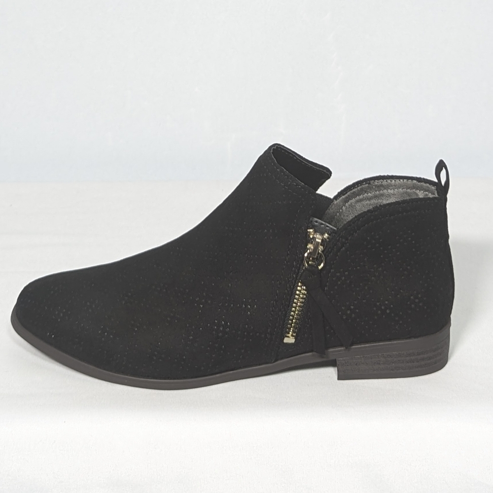 NEW Dr. Scholl's Shoes womens Rate Zip Ankle Boot Sz 9.5 black